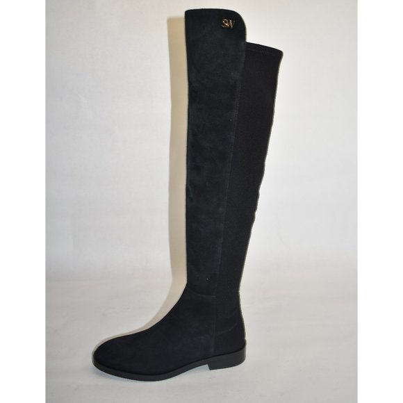 STUART WEITZMAN Keelan Suede Knee-High Boots 5050 Black Size 5 S5448 - Picture 5 of 10